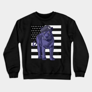 Black Panther Party Logo Crewneck Sweatshirt